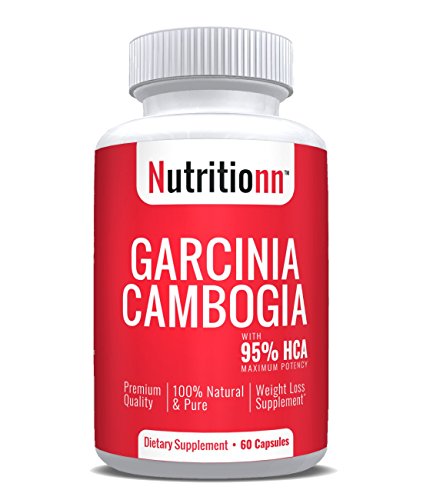 Garcinia Cambogia with 95% HCA by Nutritionn - Premium Weight Loss Supplement - 1400 mg of 100% Pure Garcinia Cambogia per Serving