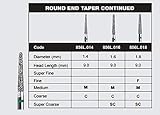 Defend Diamond Burs Round END Taper Continued 856L-014 (M)