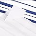 NEATSHEETS Disposable Adhesive Clothing Protector Bib for Adults & Kids, 100-Count, Blue Stripe | 13