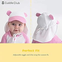 Cuddle Club Baby and Toddler Adjustable Sun Hat