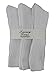 Luxury Divas White All Cotton 3 Pack Extra Heavy Slouch Socks Made In USA