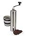 Manual Coffee Grinder - Adjustable Ceramic Conical Burr Coffee Bean Mill With Stainless Steel Body & Easy Hand Crank, Brewing Grinders for Office Home, Traveling Camping Consistent Grind French Press