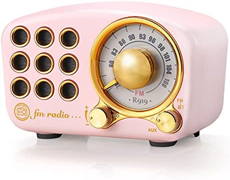 Retro Bluetooth Speaker, Vintage Radio 