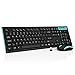 Keyboard and Mouse Combo, Jelly Comb 2.4Ghz Full Size Wireless Keyboard and Mouse Set for Windows 8 / 7 Vista / XP and Mac, Battery Operated, 2 AAA and 1AA Batteries Needed(Not Included)