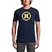 Hurley MTS0023340 Men's Dri-FIT Circle Icon T-Shirt, Obsidian 2 - L