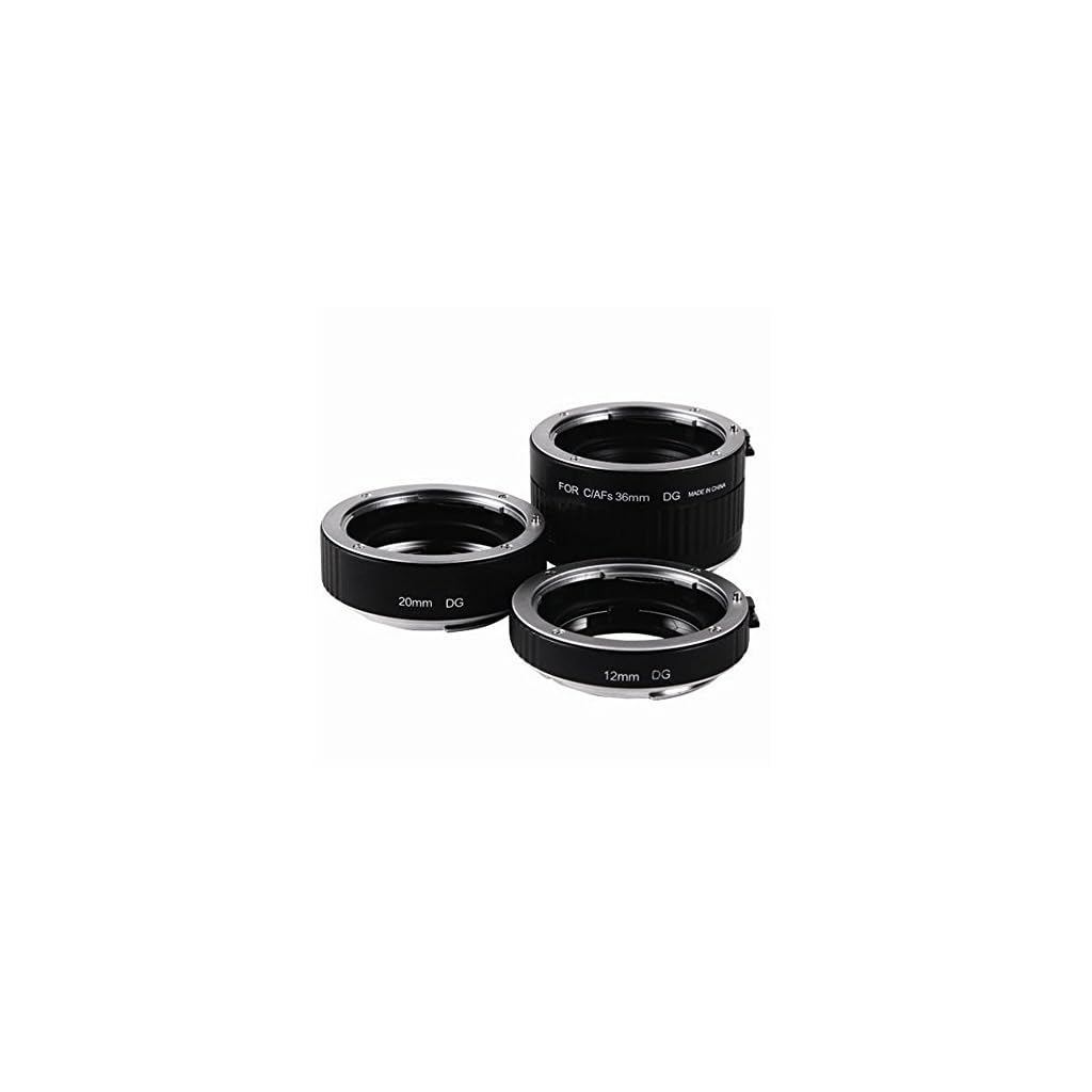 3 Tubes D'extension Macro Meike Pour Canon EF/EF-S - 13mm, 21mm, 31mm, Autofocus Compatible, Pour Photo Rapprochée