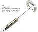 Egg Whisk Egg Beater Stainless Surround helixSpring Coil Egg Frother, Milk and Egg- Kitchen Utensils for Blending,Magic Hand Held Sauce Stirrer Frother 10