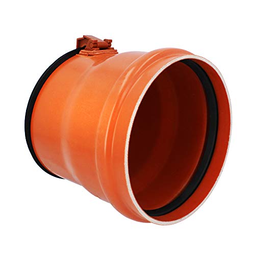 PEŠTAN Froschklappe Rückstauklappe Ø DN 250 mm Orange | Auslaufstück Für HT KG Dränage Rohr Kanal | Abfluss Abwasser PP… – Bild 8
