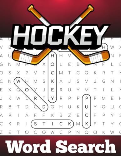 Hockey Word Search: +1000 Hockey Themed Word Searches, Gifts for Hockey Players, Coaches, and Fans | Large Print