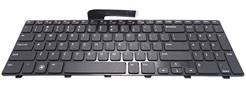 Dosens Laptop Keyboard for Dell Inspiron 15R N5110 M5110 Series Black US Layout, Compatible Part Numbers 4DFCJ 04DFCJ MP-10K73US-442 MP-10K7 (Note: The Part# May be Different)