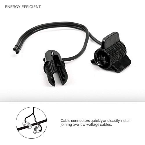 Malibu Low Voltage Cable Connectors for Landscape Lighting 2 Packs Fast