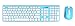 Azio HUE 2 Blue Wireless Keyboard & Mouse Combo (KM508-BU)