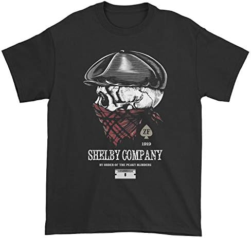 TeeWarrior Men's Shelby Company by Order of The Peaky Blinders T-Shirt (3XL, Black)