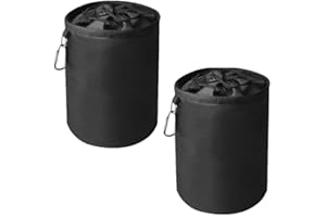 2 Pcs Clothespin Drawstring Peg Bag,Waterproof & Dustproof 600D Oxford Fabric Hanger Clip Holder for Home & Laundry Organizat