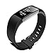 JUNYI Fitbit Charge 2 Bands ,Classic Sports Watch Adjustable Replacement Comfortable Bands for Fitbit Charge 2 Fitness Smart Wristbands Strap ( Black)