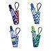 Soothie Pacifier Clip Boy by Akeekah 4 Pack Luxury Eco-Friendly Gift Box Pacifier Leash & Binkie Clips with Awesome Colorful Designs - Safe BPA Free & Washable Plastic Baby Pacifier Clips