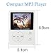 THUNDERGOD Portable MP3 Player 16GB MP4 Player 1.8'' LCD Digital Music Player with HiFi Sound Earphones Support Video Radio E-Book Recorder Picture