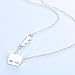 dayone Chain Necklace Hollow Simple Bat Necklace Plating Alloy Jewelry pendant Collares Silver …