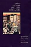 Early Modern Japanese Literature: An Anthology, 1600-1900 (Translations from the Asian Classics)