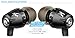 Sentey LS-4201 Amplitude X360 Black in-Ear Headphones with in-Line Microphone Controller for Apple, iPhone, iPad, iPod, Smartphone, Samsung Galaxy, 15mm Drivers, 3.5 mm Connector.
