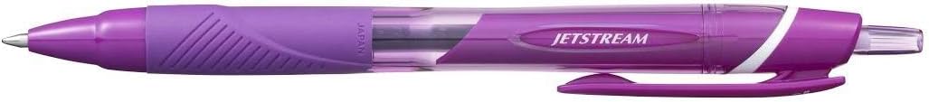 UNI-BALL JETSTREAM SXN-150-07 RETRACTABLE ROLLERBALL PEN [Pack of 10] Violet Barrel with Violet Ink