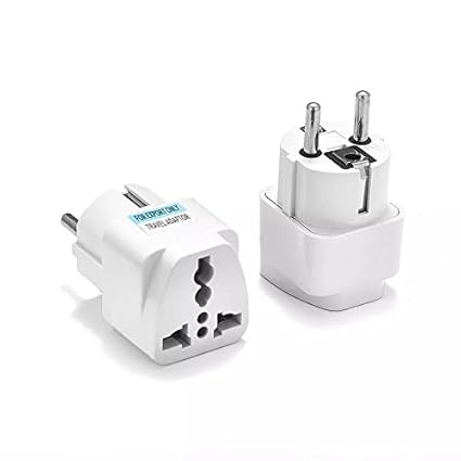 Generic 5Pcs Universal AU US UK to EU Europe Plug AC 250V Power Travel Adapter