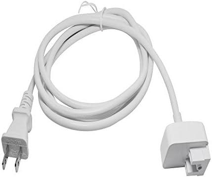 CoolHoppe US Extension Cord Cable for AC Adapter Charger Macbook 13" Macbook Pro 15"(For COOLHOPPE adapter only)