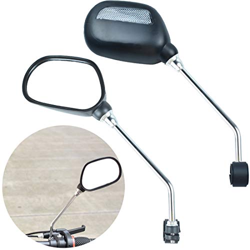 ELCYCO Bike Mirrors Mountain Bike Handlebars Mount Adjustable & Rotatable 360 Glass Bicycle Rearview Mirror - Thumbnail 2