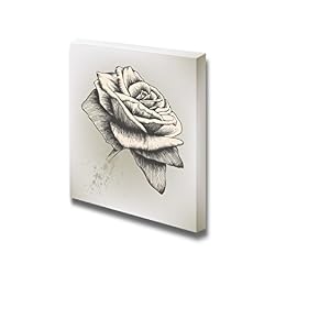 Vintage Rose Hand Drawing Vector Illustration