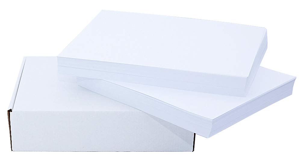 White Cardstock Paper 8" x 10" (200 Sheets) 80lb Cover