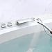 Lovedima Victoria Bathroom Waterfall Bathtub Faucet Set LED Roman Tub Filler with Handheld Shower