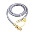 KIBOW 12Ft 1/2 Inch ID Low Pressure Natural Gas and Propane Gas Hose Assembly-CSA Certified