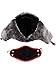 Simplicity Men Women's Winter Weatherproof Faux Fur Lined Trapper Hat with and Mask