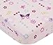 Lambs & Ivy Fitted Sheet, Butterfly Lane