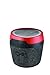 House of Marley, Chant Mini Bluetooth Portable Wireless Speaker, Splash Resistant IPX4, Full Range Sound, Integrated Mic for Use as Speaker Phone, Carabiner, Sustainably Crafted, EM-JA007-BK Black