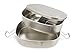 +Steel Double Lunch Box 32oz, 18/8 Stainless Steel Kids Lunch Box & Bento Food Container