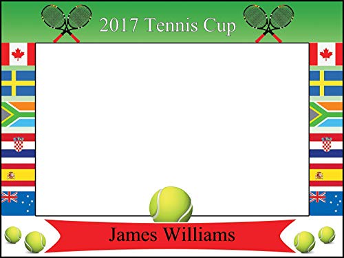 image for speedyorders Custom International Tennis Party Frame Photo Booth Prop 