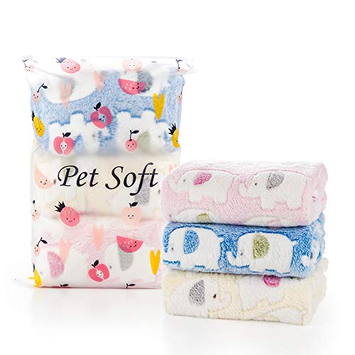 Pet Soft 1 Pack 3 Blankets Dog Blankets Small Fluffy Cats Dogs