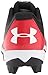 Under Armour Boys' Leadoff Low RM Jr., Black (061)/Red, 4
