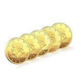 Kortes 5 Pack Donald Trump Coin 2017 2018 2019 2020 2021 Commemorative Novelty Coin Patriots Collection Gifts 45th President of The United States (Each Year 1 Pack)