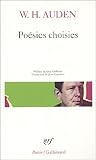 Poesies Choisies Auden (Poesie/Gallimard) (French Edition) by 