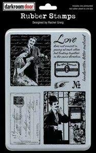 Darkroom Door Rubber Love Letters Vol 2 Stamp Set