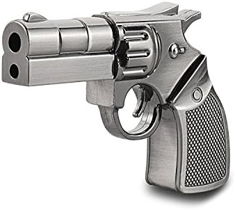 32gb Usb Flash Drive Gun Silver Metal Revolver Pendrive Memory Stick Thumb Drive (32gb, Silver)