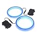 GoSports Cornhole Light Up LED Ring Kit 2pc Set - Compatible with All Cornhole Games (Red, White or Blue)