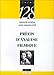 Precis D'analyse Filmique (French Edition) by 