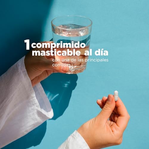 VITAMINA C NATURAL MASTICABLE| Potente Antioxidante| Fundamental para la Síntesis de Colageno| Sistema Nervioso| Vitaminas para el cansancio 800 mg| 60 Comp. Masticables = 60 días