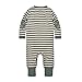 Burt's Bees Baby Baby Girl's Romper Jumpsuit, 100% Organic Cotton One-Piece Coverall, Charcoal Mushroom, 18 Months