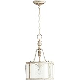 Quorum International 3506-70 Salento 1 Light Pendant, Persian White