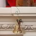 Waldd 120 Pieces Christmas Ornament Hooks Metal Wire Hooks Ornament Hangers for Christmas Tree Decoration
