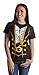 Ann Arbor T-shirt Co. Pirate Costume | Jumbo Print Novelty Funny Caribbean Cruise Shirt Women's Ladies,M